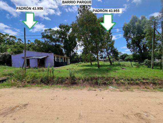 Casa y terreno baldio en barrio Parque, La Paloma, Rocha