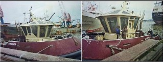 Dos buques remolcadores sin navegar y bienes muebles que surgen del expediente