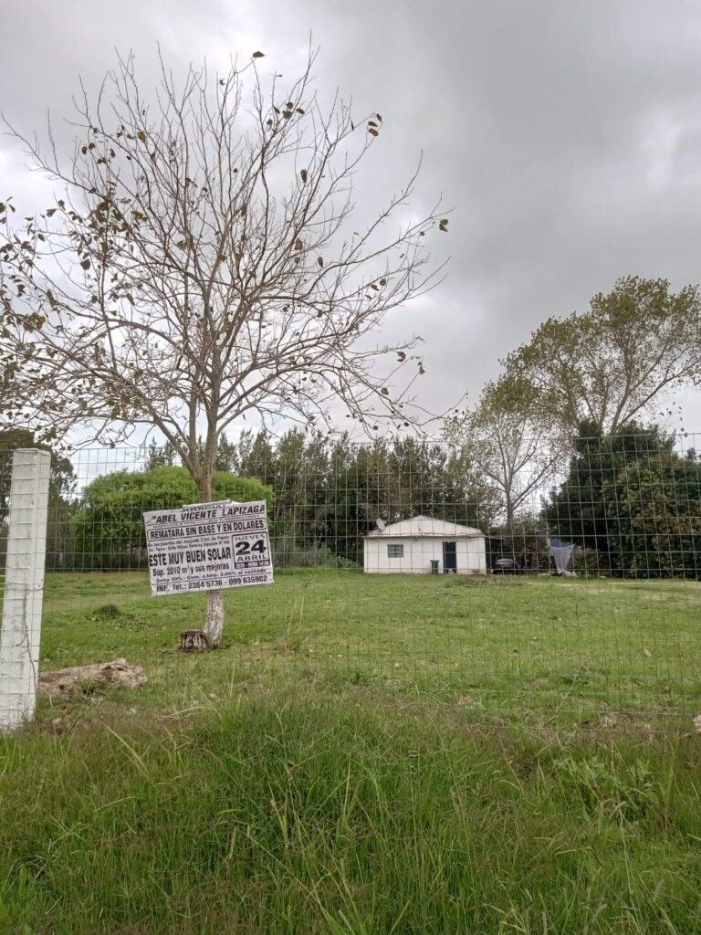 Muy buen solar de terreno de 2000 m2 con construcciones en Piedras Blancas