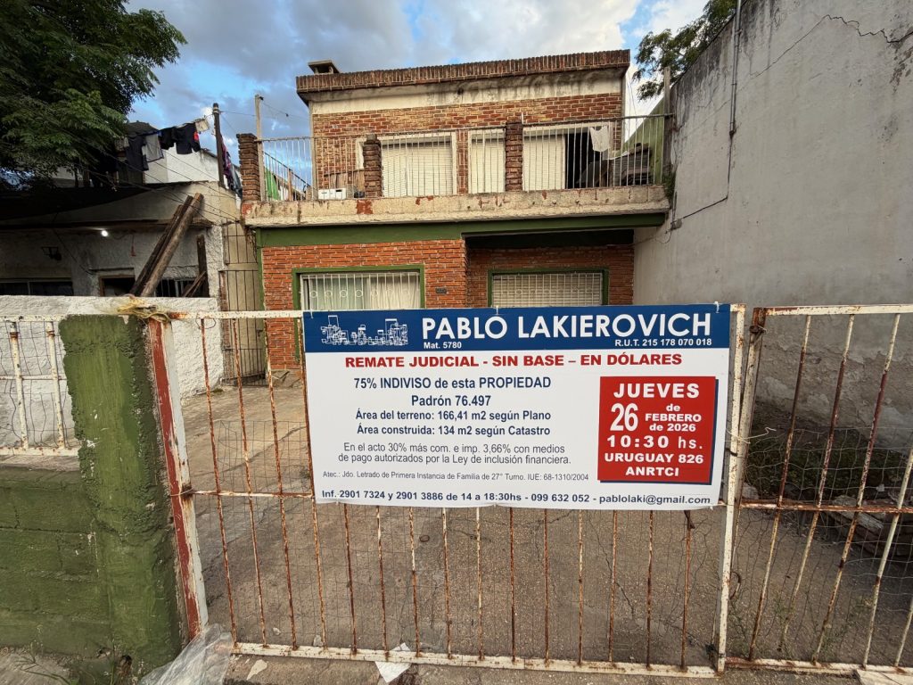 75% Indiviso de inmueble en el Cerrito