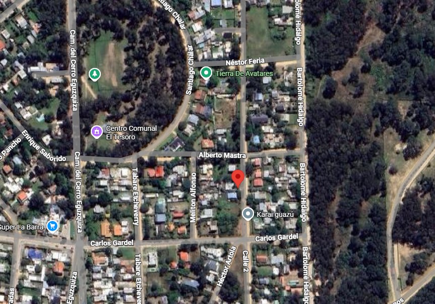 Solar de terreno en El Tesoro, departamento de Maldonado