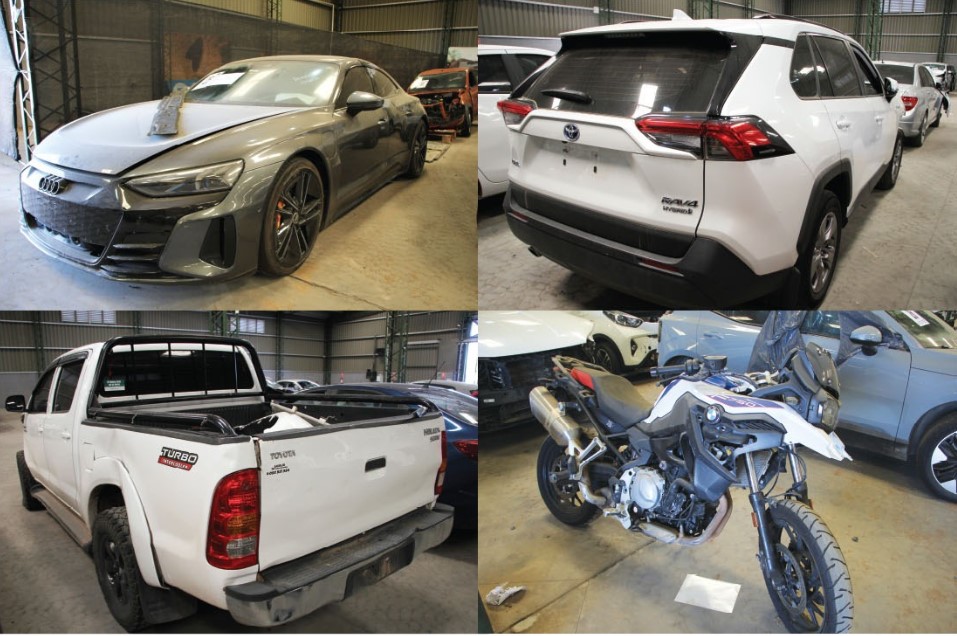 Remate oficial del BSE; vehiculos y restos irrecuperables