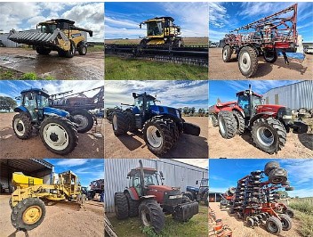 Importante liquidación total de Estancia El Abedul: Tractores, maquinaria, herramientas, etc.