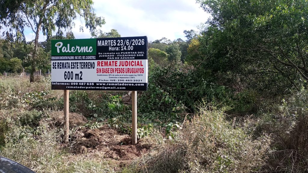 Solar de terreno en Sauce de Portezuelo