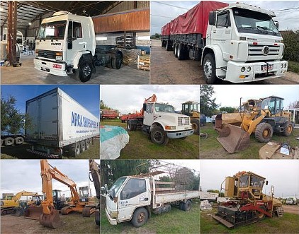 Gran remate de transporte, maquinaria vial, herramientas de construcción, grupos electrogenos, etc.